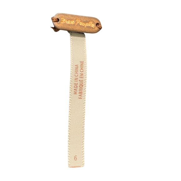 FREE PEOPLE Black Denim Skirt Frayed Hem Size 6 - Picture 4 of 6